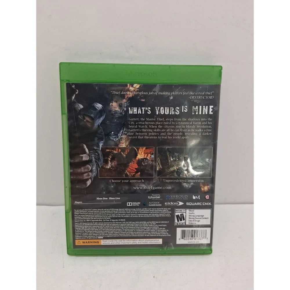 Square Enix thief xbox